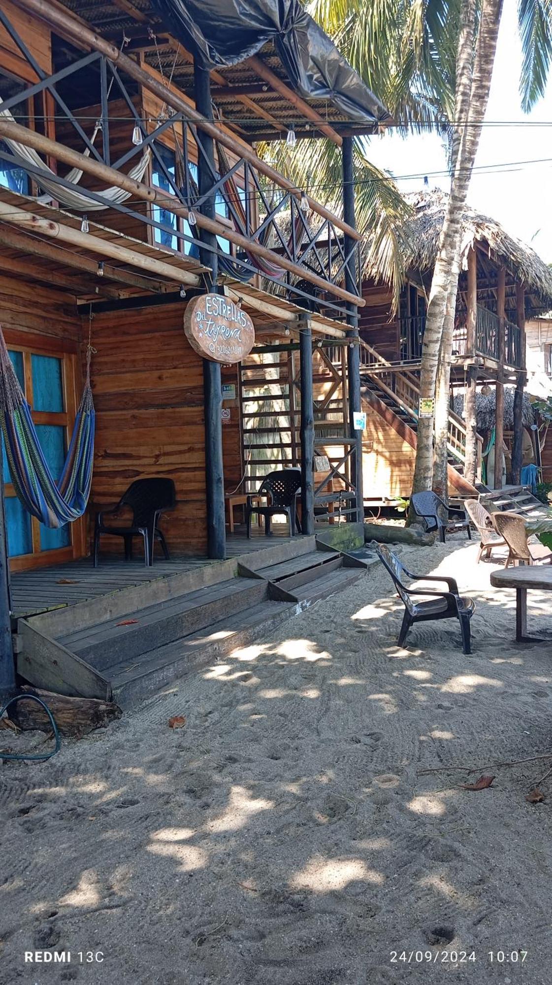 Hostal Estrellas Del Tayrona Playa Mendihuaca Guachaca Esterno foto